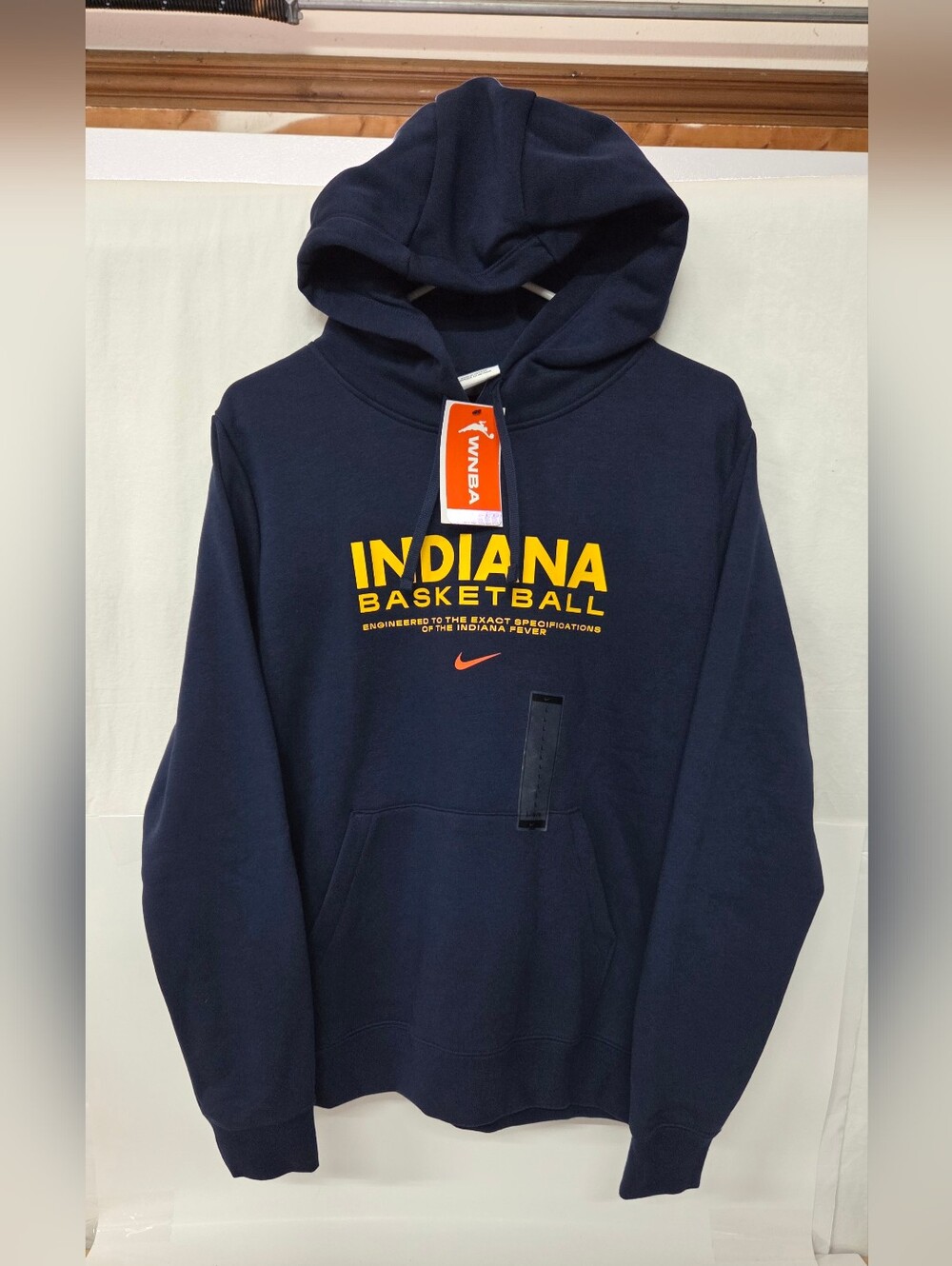 Nike Indiana Fever WNBA Women's Navy Pull-over Hoodie Sweatshirt Size XL  NEW!